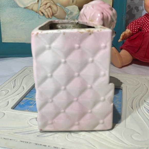 ⚡️5/$25- Vintage Rubens Nursery Teddy 🍼👶Planter - Picture 6 of 11